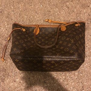 LV neverfull w/ wallet